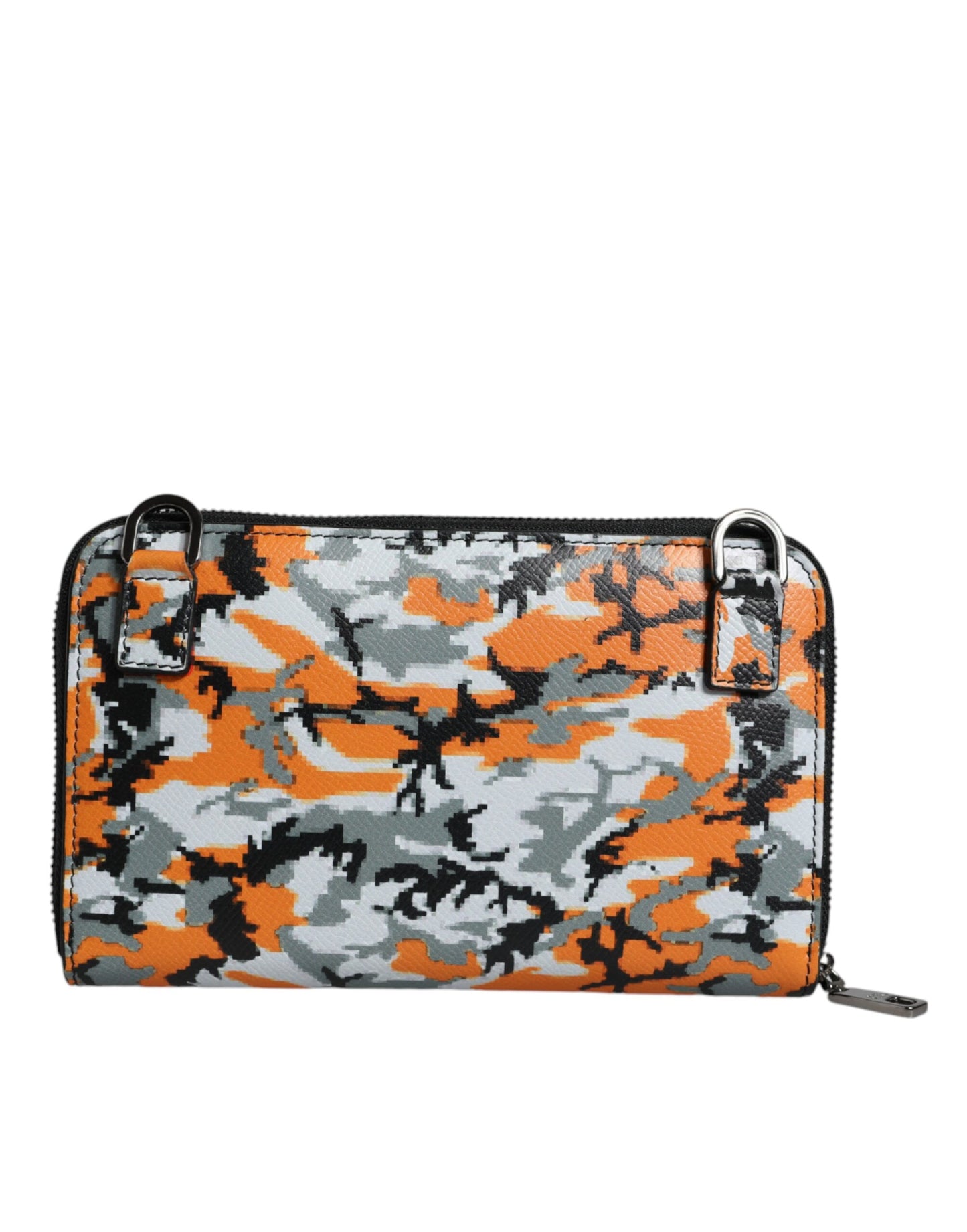 Multicolor Camouflage Leather Purse Cross Body Bag