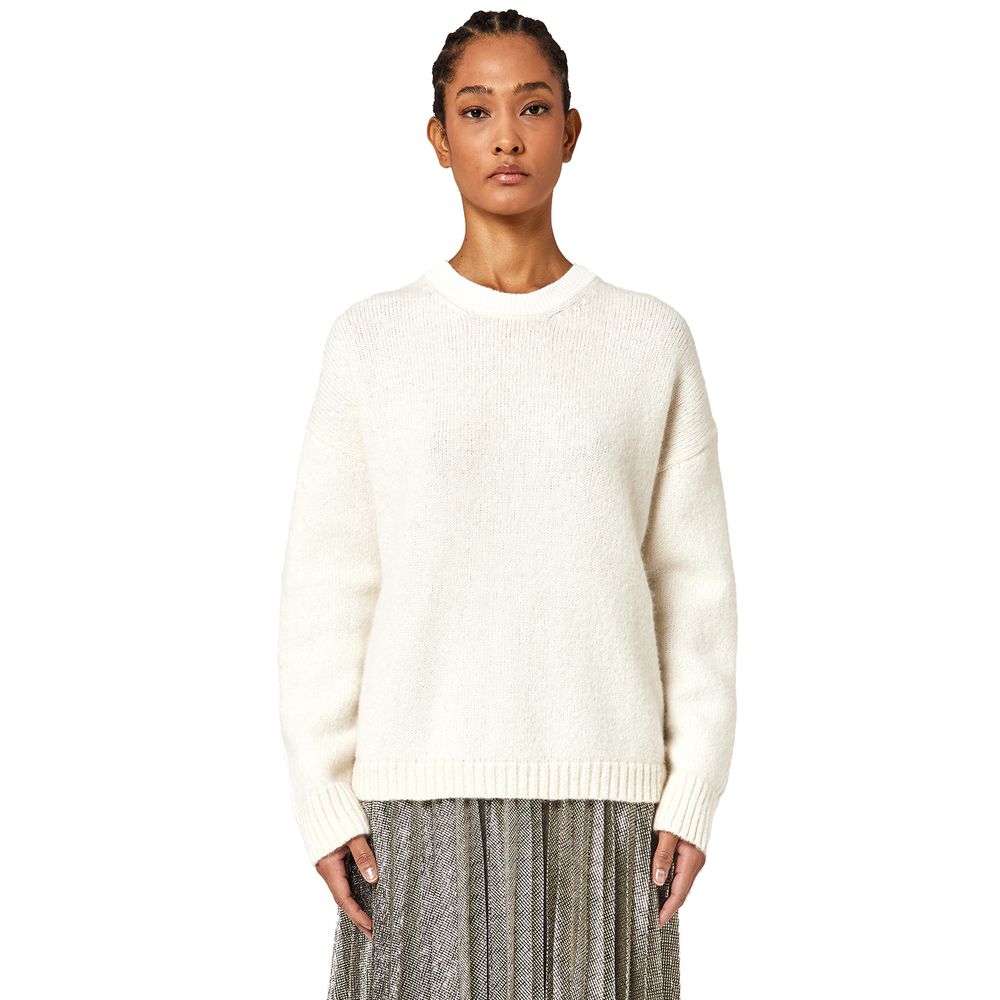 White Wool Riciclata Sweater