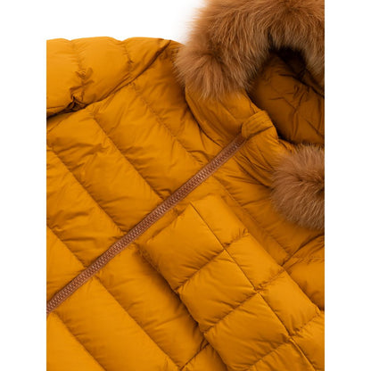 Yellow Polyamide Jackets & Coat