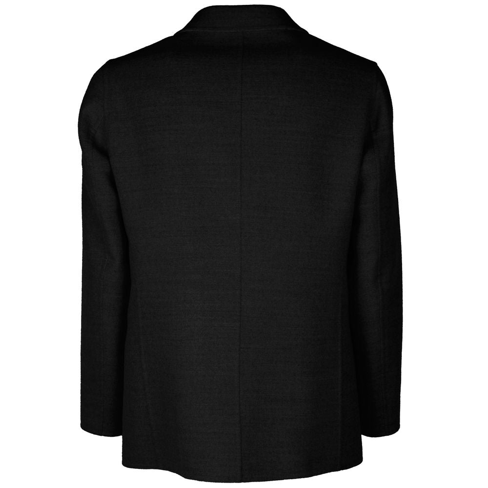 Black Wool Vergine Blazer