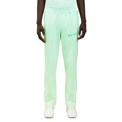 Green Nylon Jeans & Pant