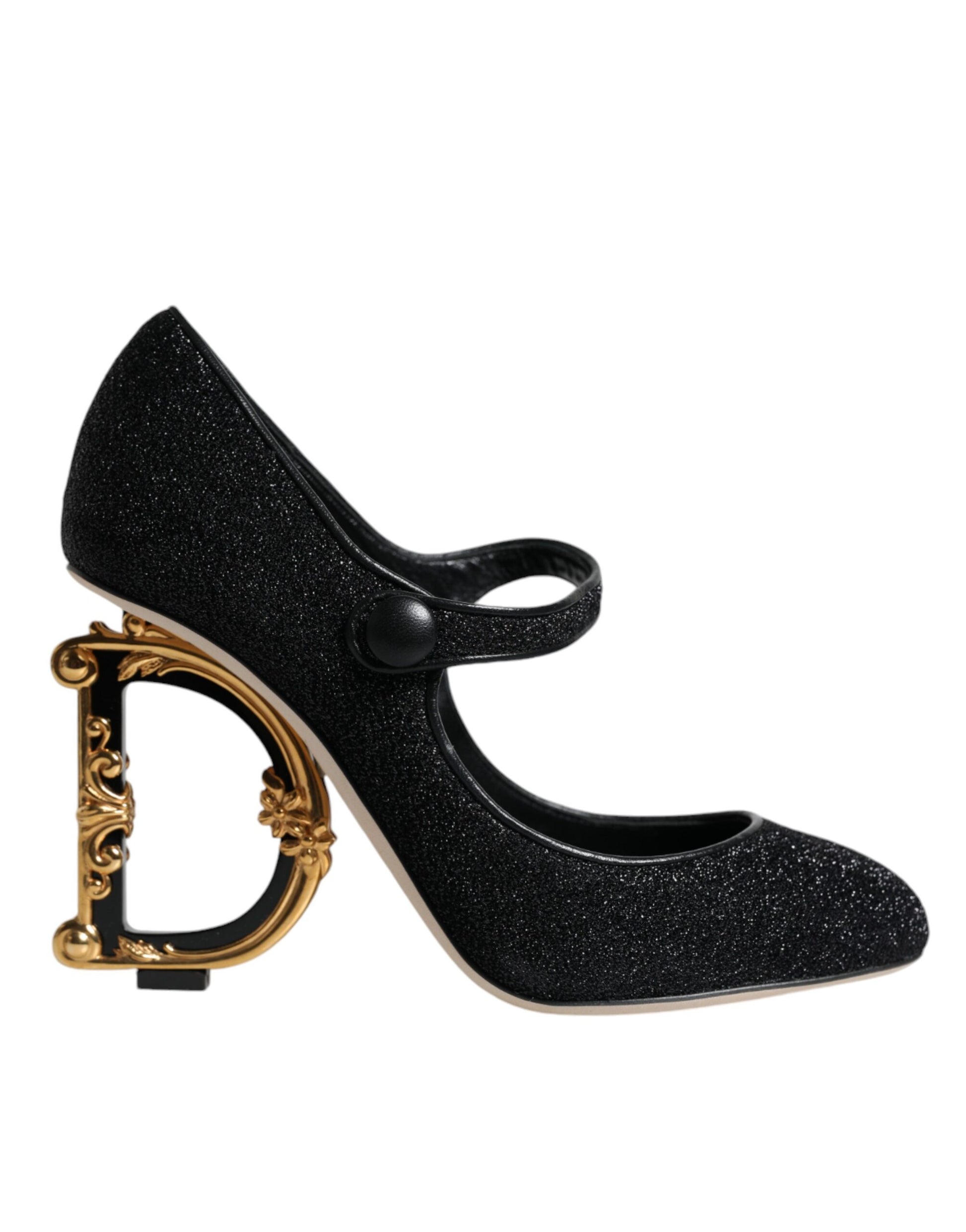 Black Suede Mary Jane Heel Sandals Shoes