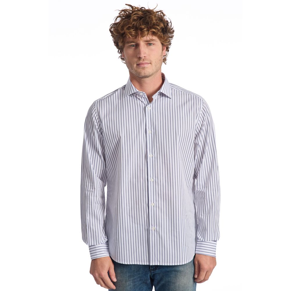 Light Blue Cotton Men Shirt