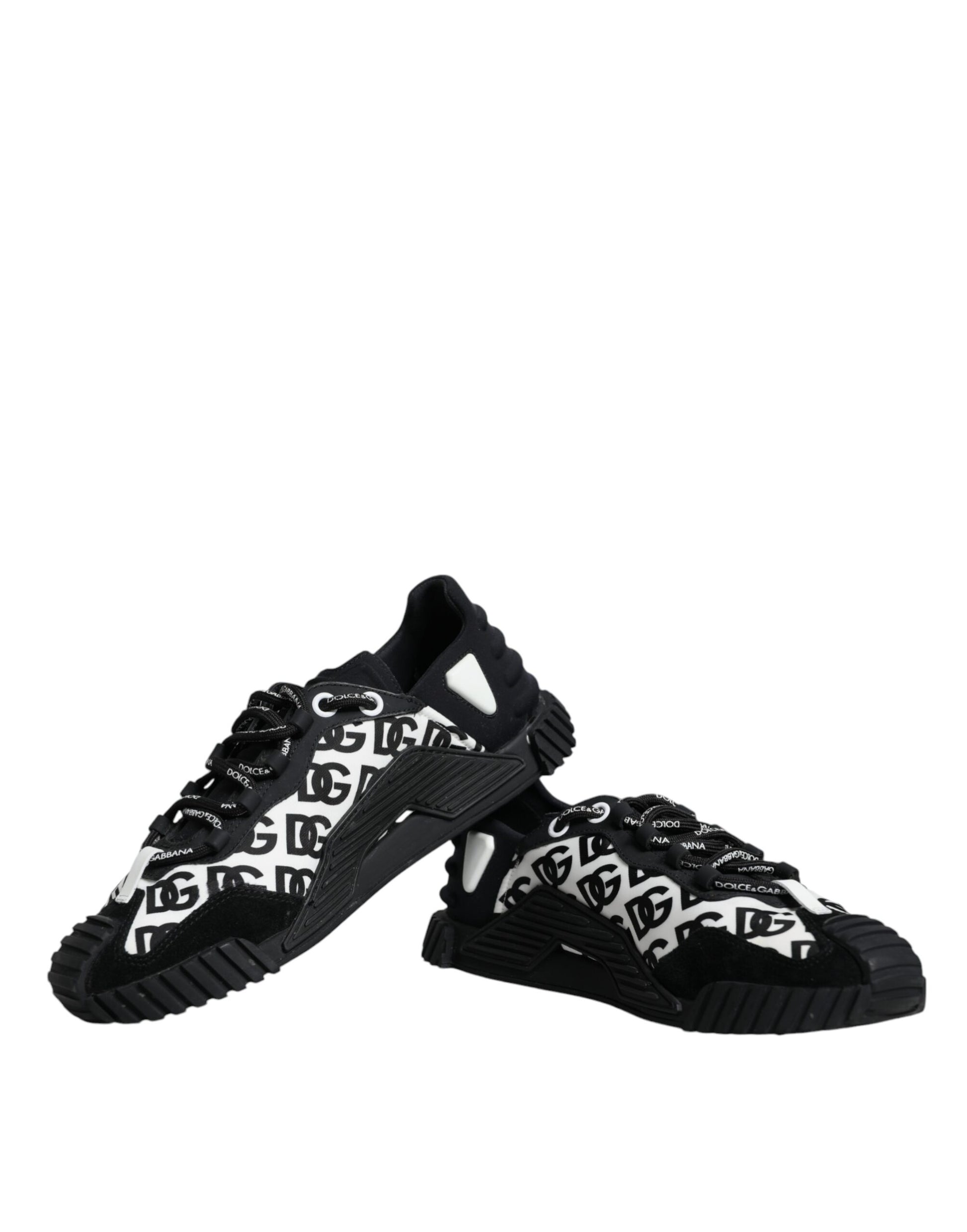 Black Logo Lace Up Low Top NS1 Sneakers Shoes