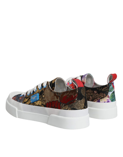 Multicolor Patchwork Low Top Sneakers Shoes