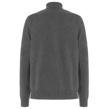 Gray Wool Men Sweater