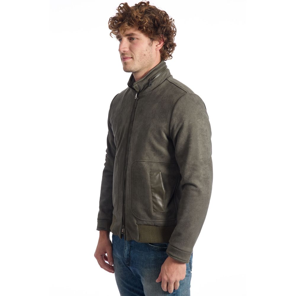 Green Ecomontone Men Jacket