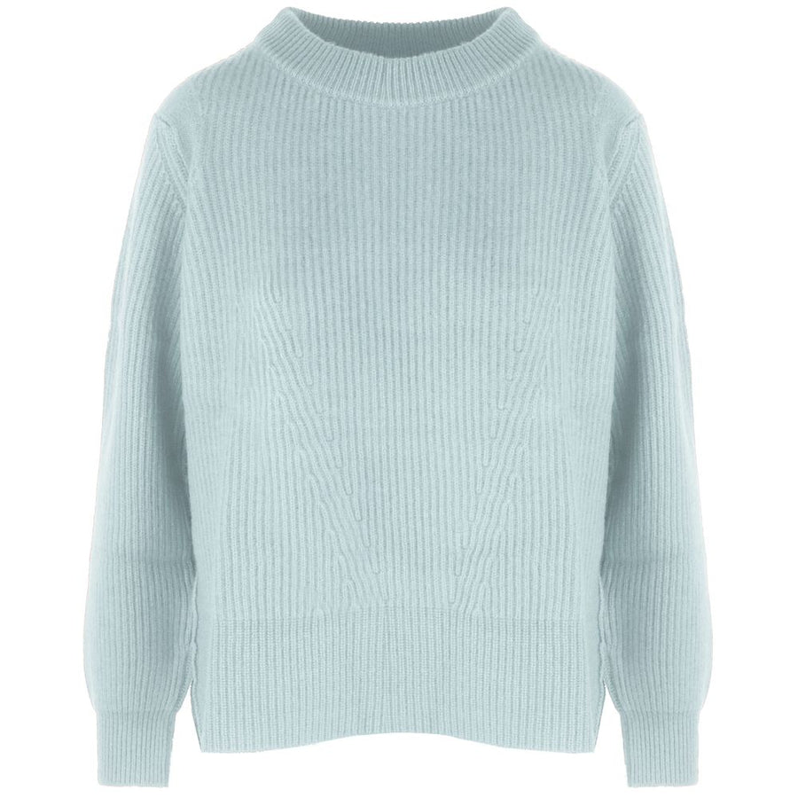 Light Blue Cashmere Women Sweater