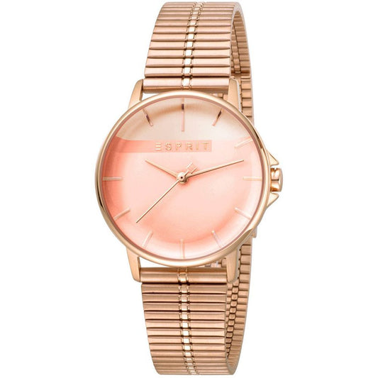 Pink Stainless Steel Watch