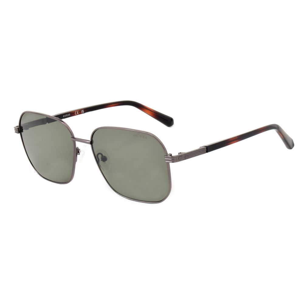 Gray Metal Sunglasses