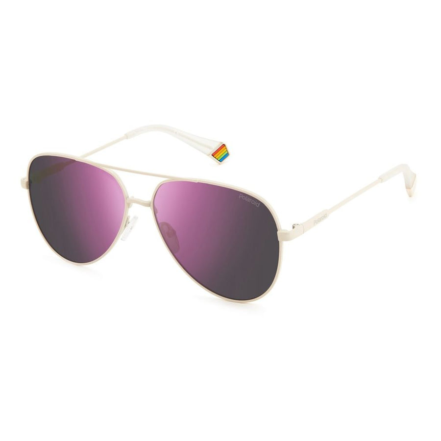 White Metal Sunglasses