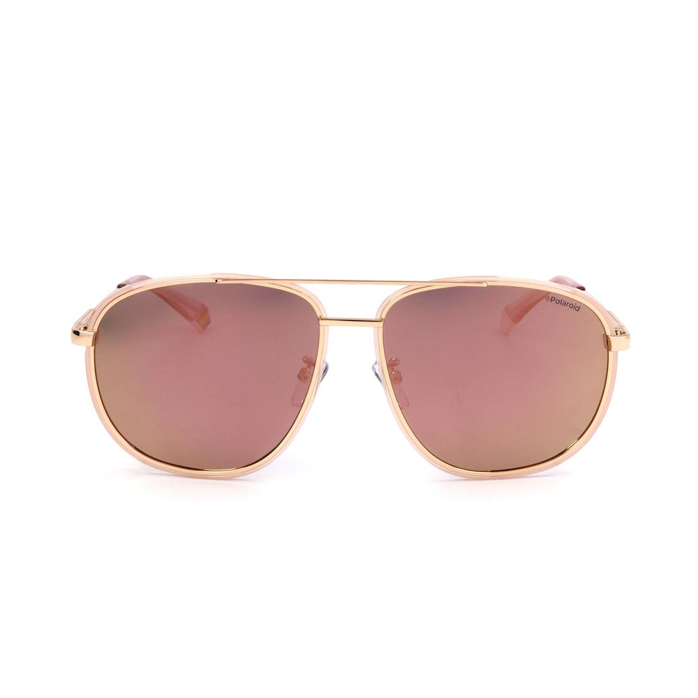 Rose Gold Metal Sunglasses