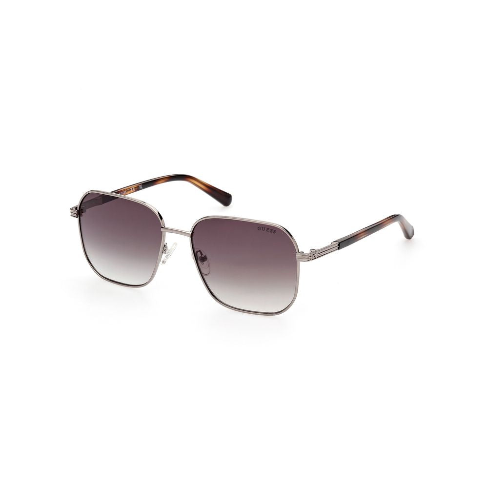 Gray Metal Sunglasses