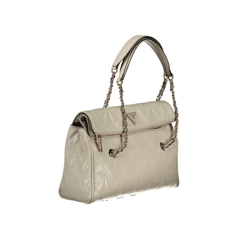 Gray Polyethylene Handbag