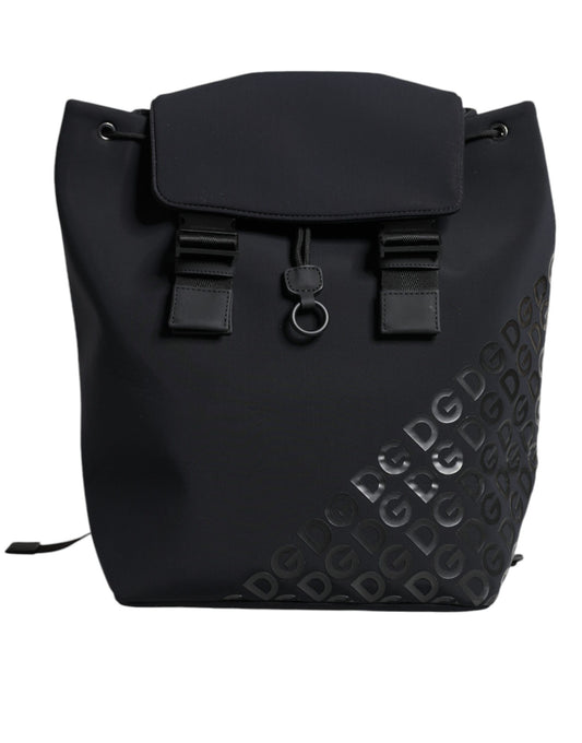 Black DG Mania Neoprene Travel Back Pack Bag