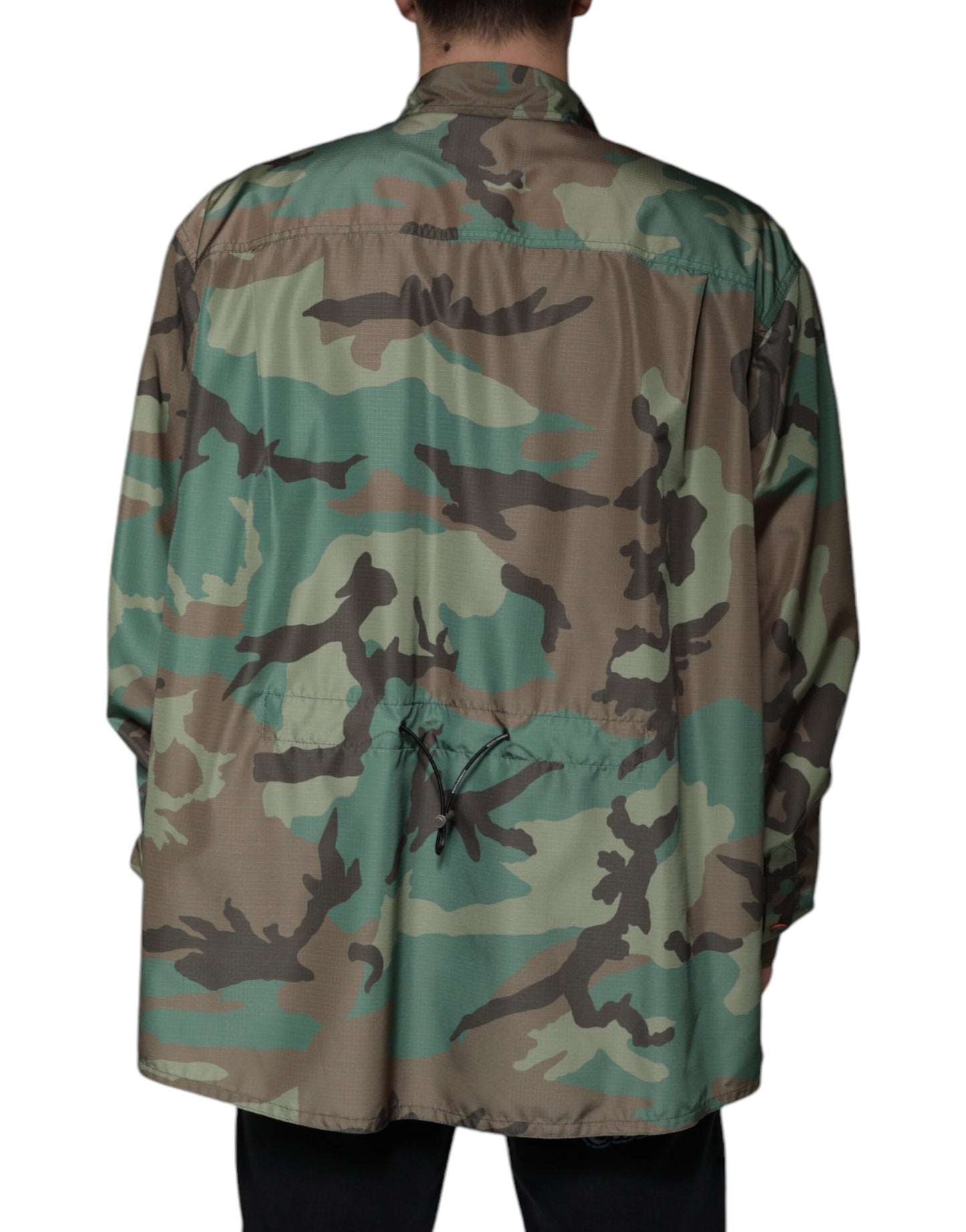 Multicolor Camouflage Button Down Shirt