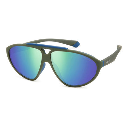 Green Rubber Sunglasses