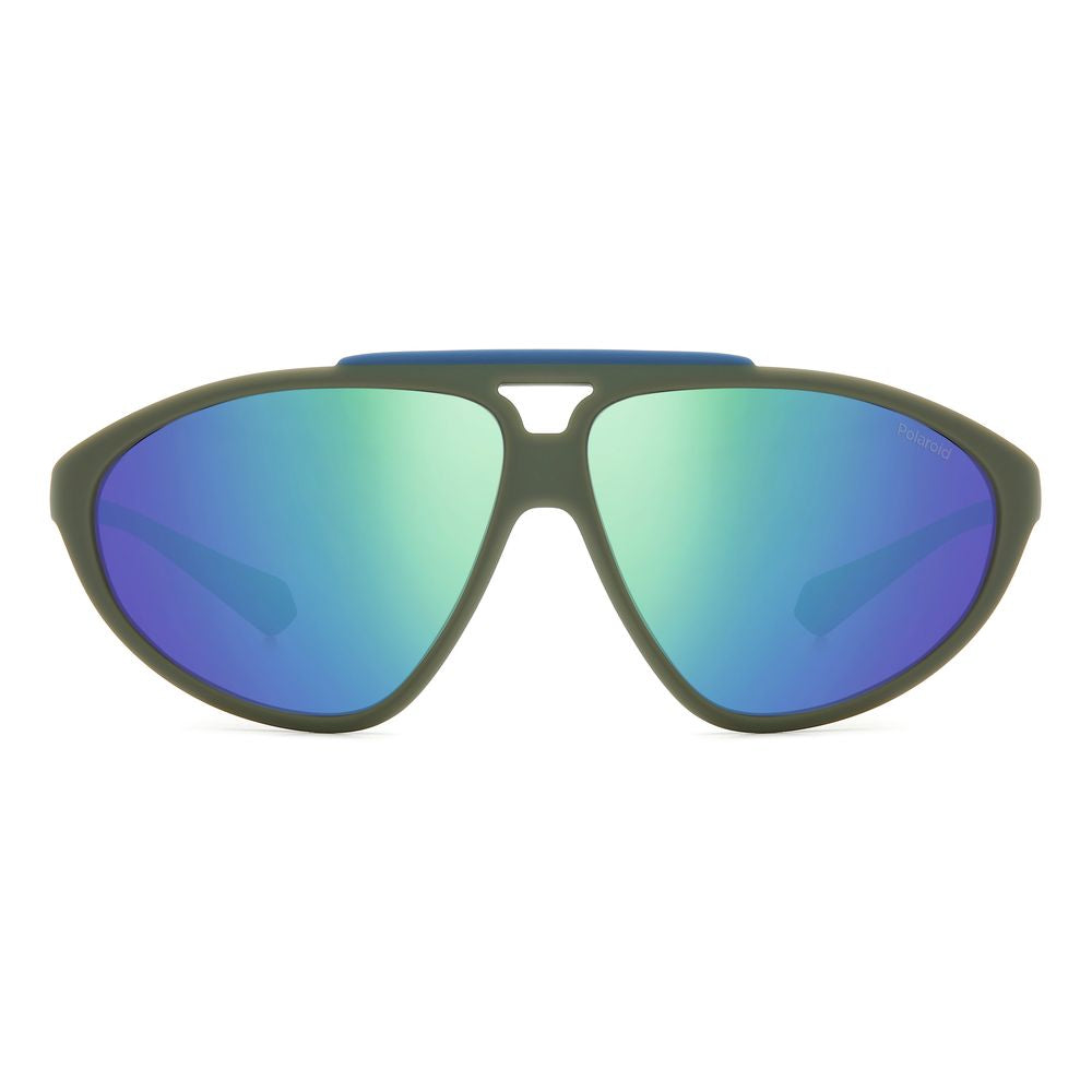 Green Rubber Sunglasses