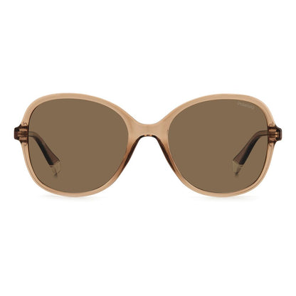 Beige Resin Sunglasses