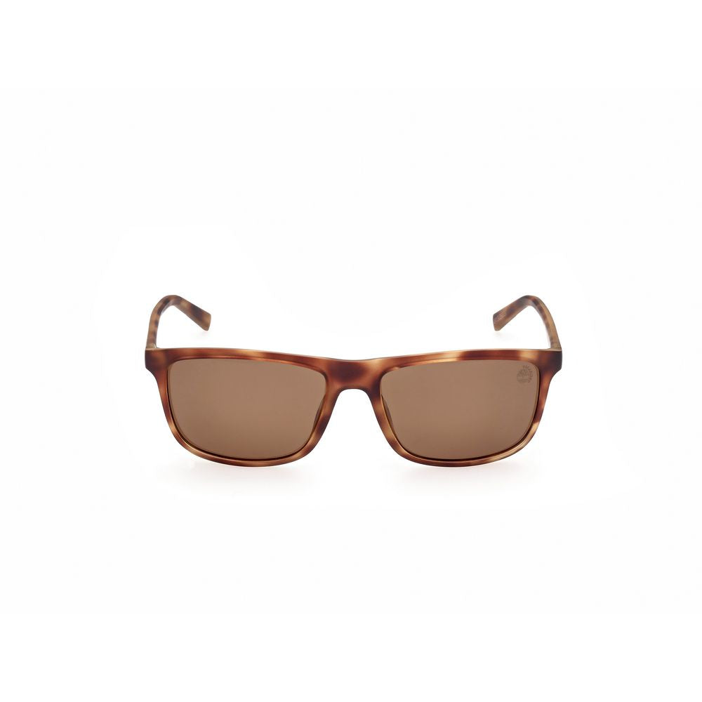 Brown Injected Sunglasses