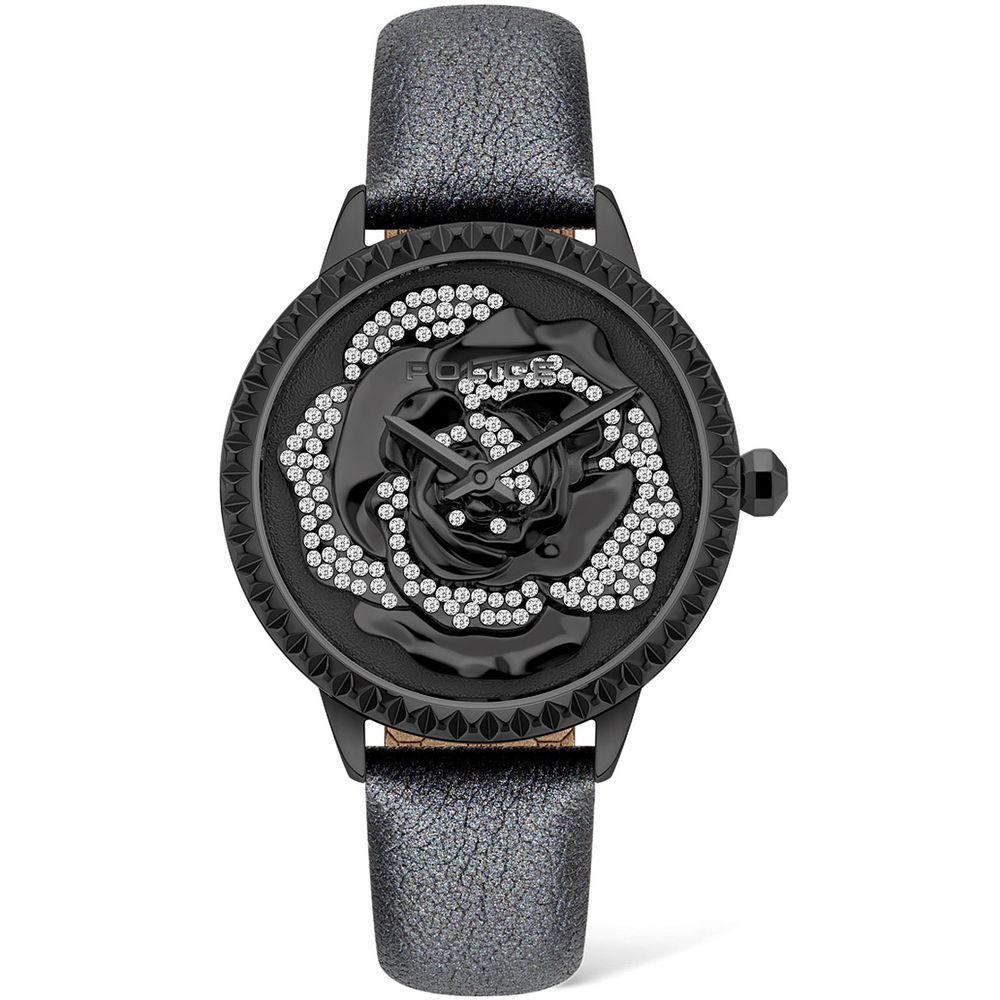 Black Leather Watch