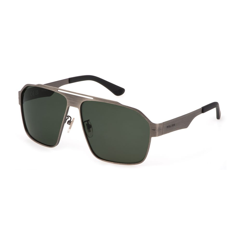 Gray Metal Sunglasses