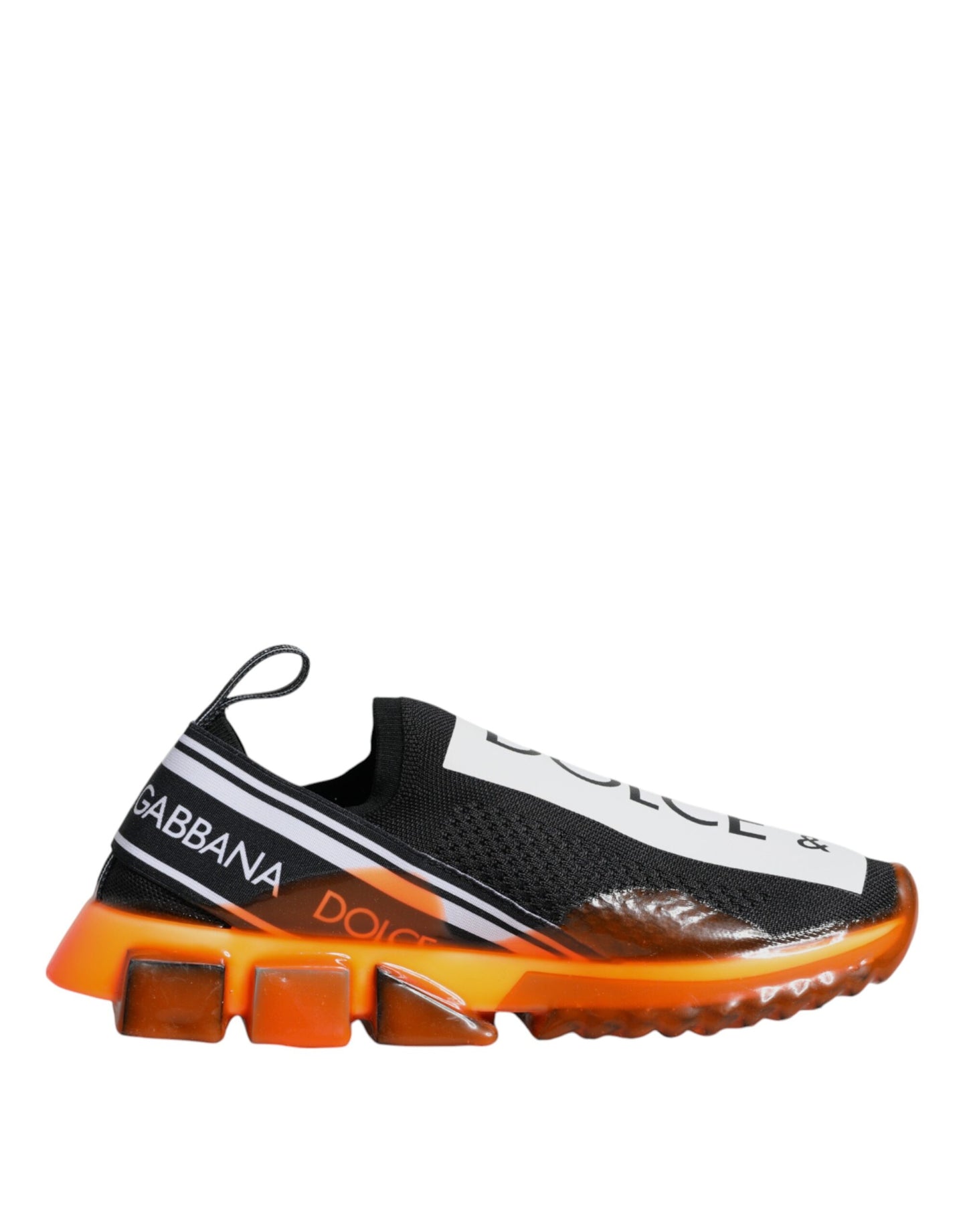 Black Orange Sorrento Slip On Sneakers Shoes