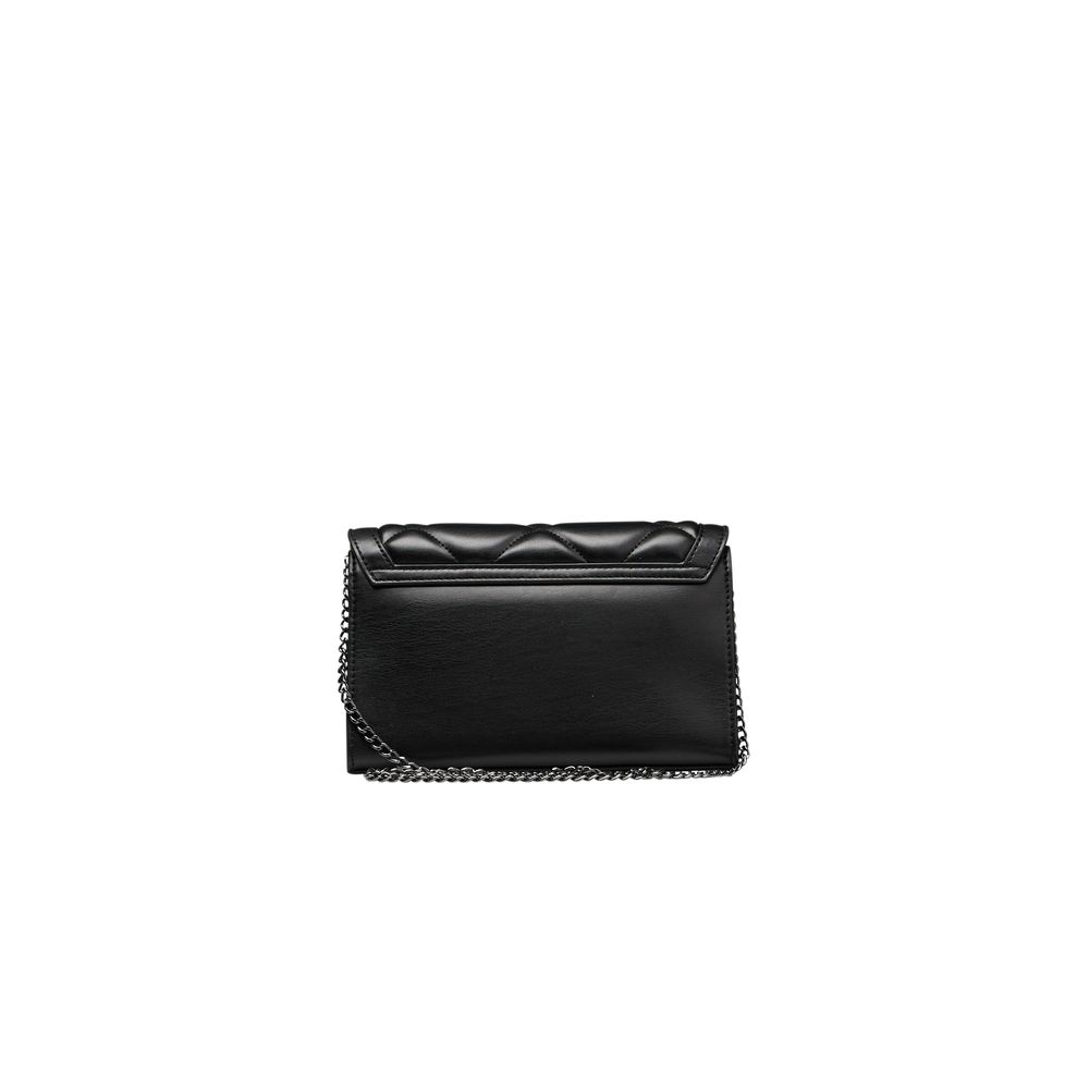 Black Polyethylene Women Crossbody