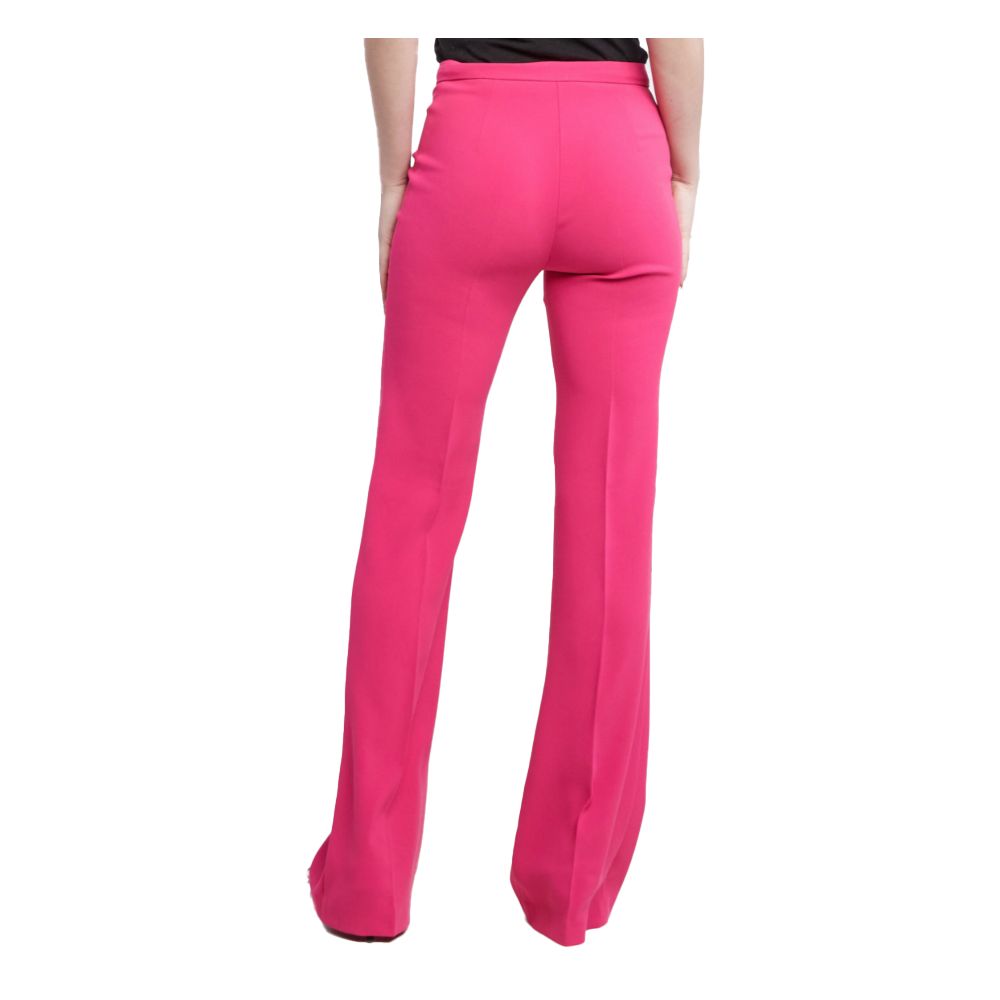 Fuchsia Polyester Jeans & Pant