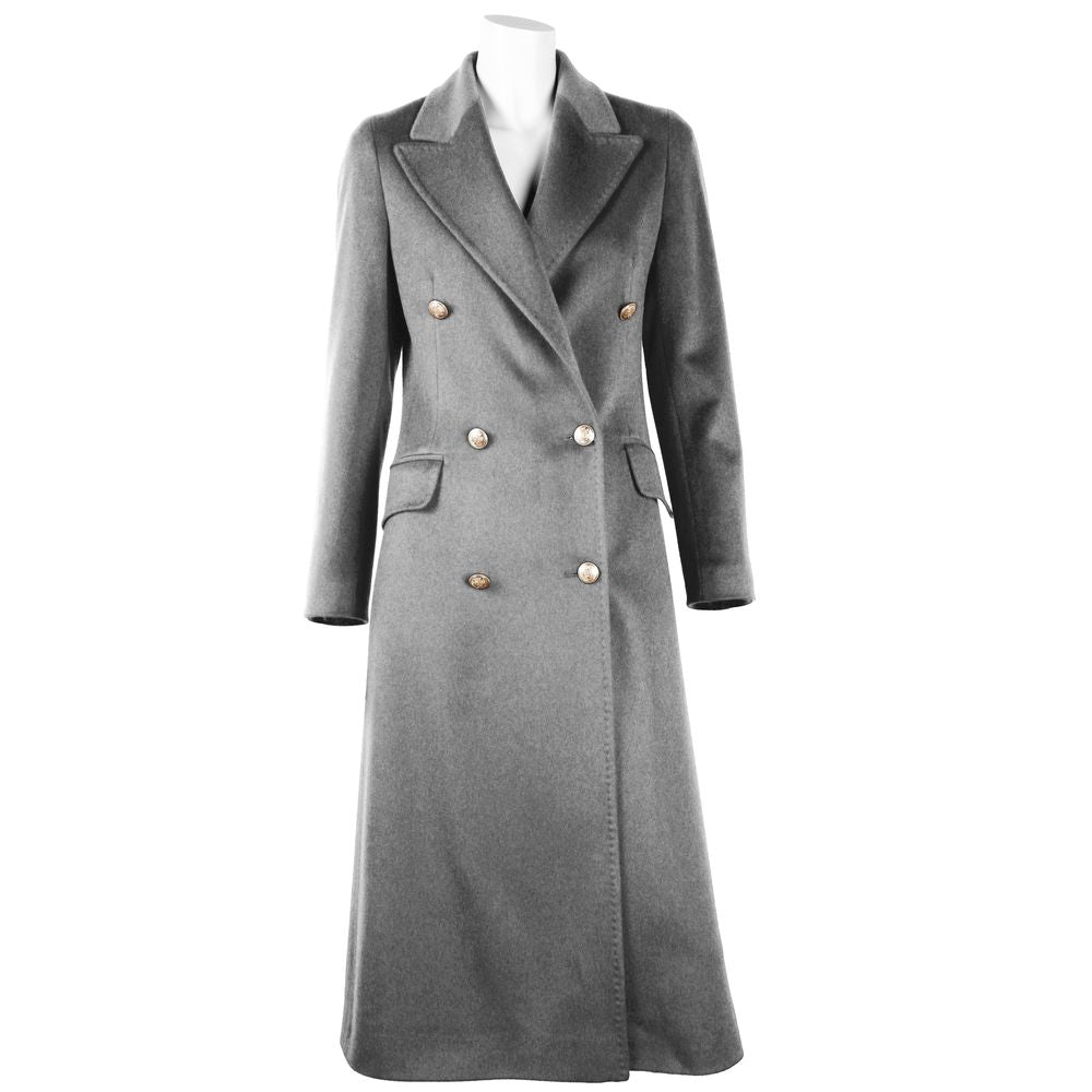 Gray Wool Vergine Jackets & Coat