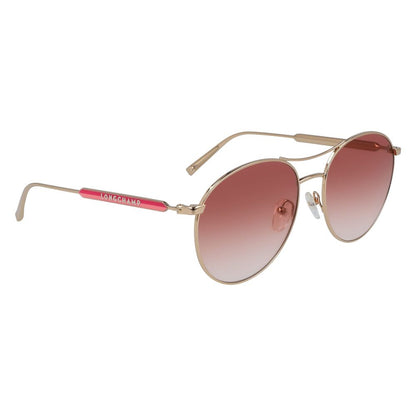 Rose Gold Metal Sunglasses