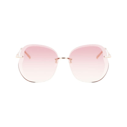 Rose Gold Metal Sunglasses