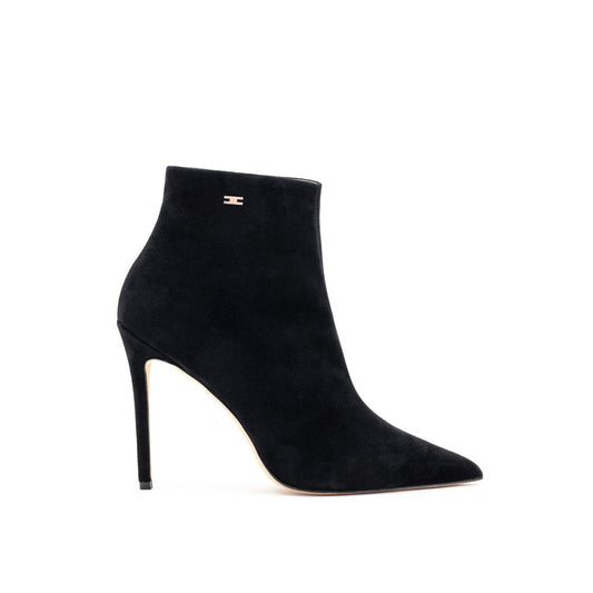 Black Leather Scamociata Boot