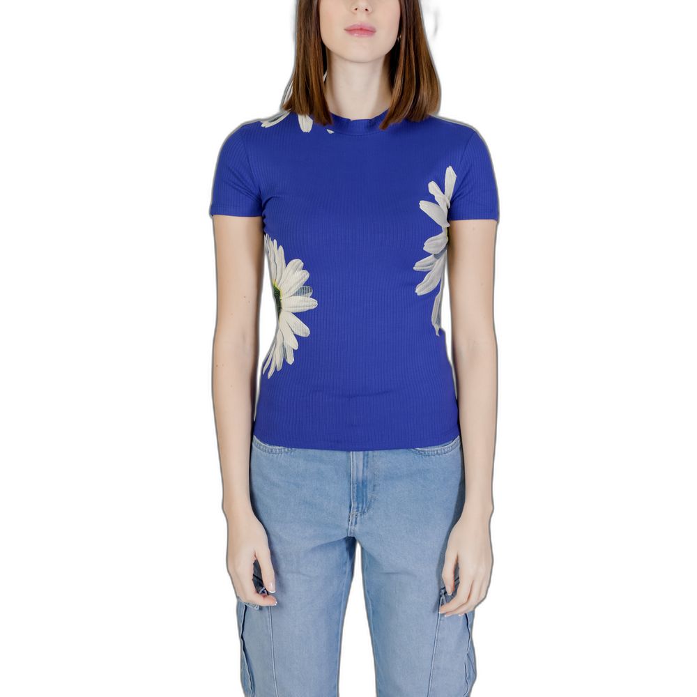 Blue Viscose Tops & T-Shirt