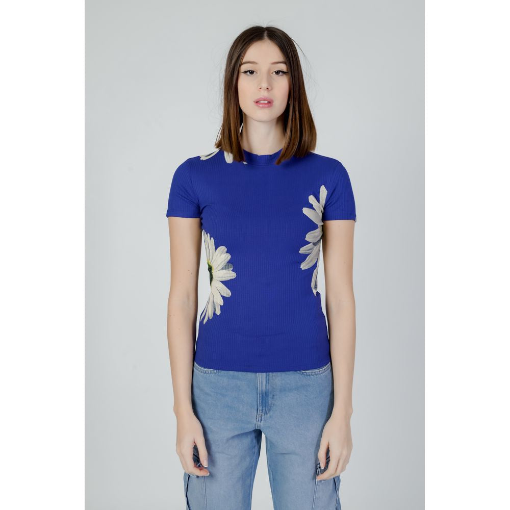 Blue Viscose Tops & T-Shirt