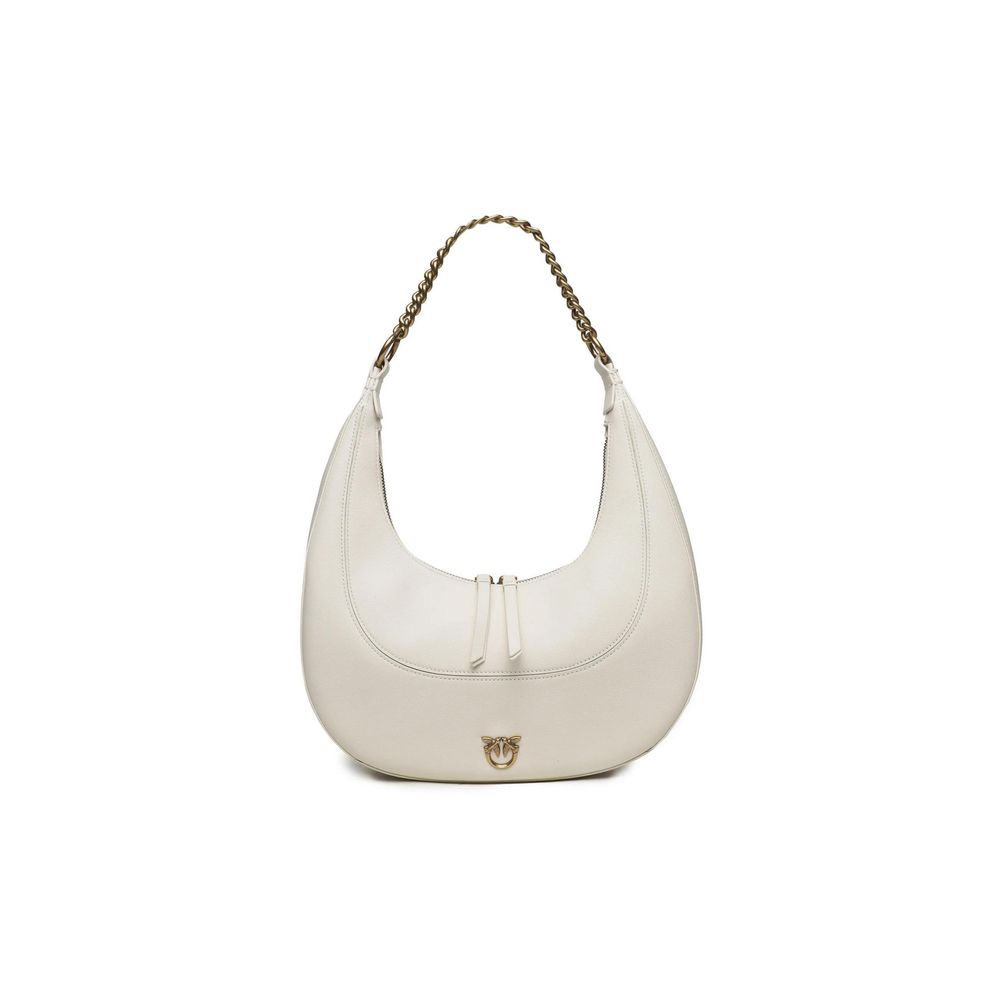 White Leather Handbag