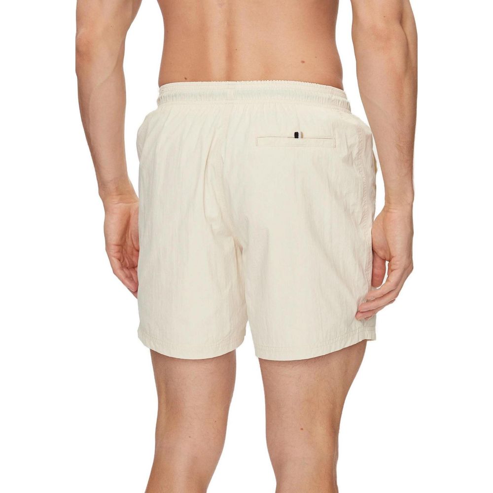 Beige Polyester Swimwear