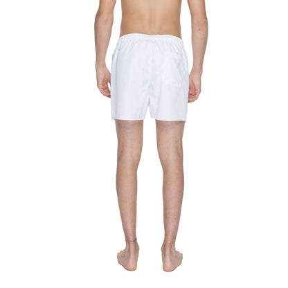 White Polyester Swimwear