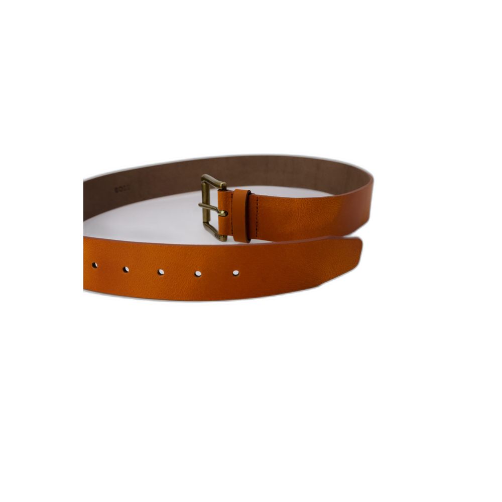 Beige Leather Belt