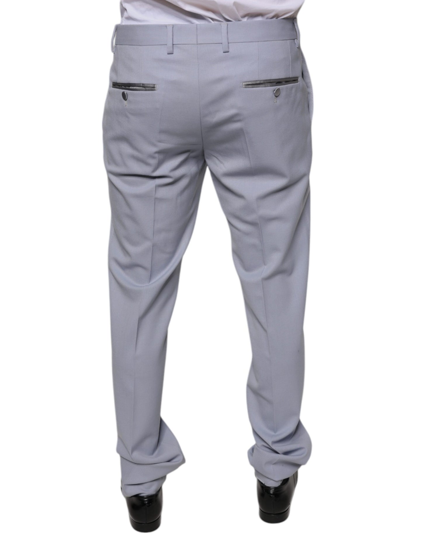 Light Gray Wool Formal Dress Pants