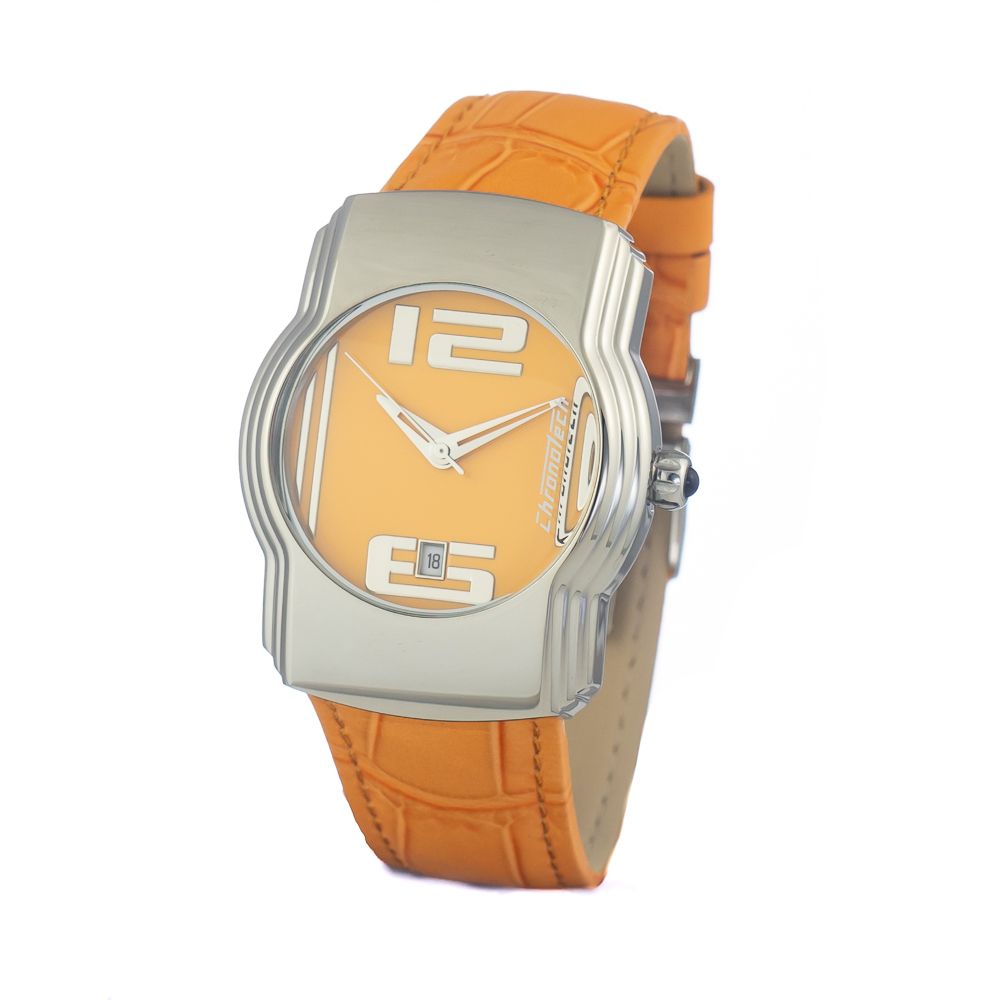 Orange Leather Watch