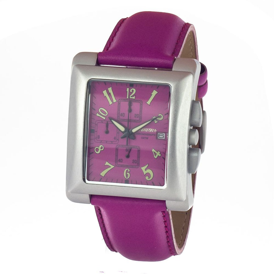 Purple Leather Watch