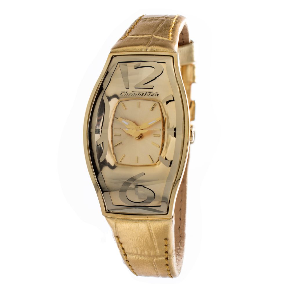 Gold Leather Watch