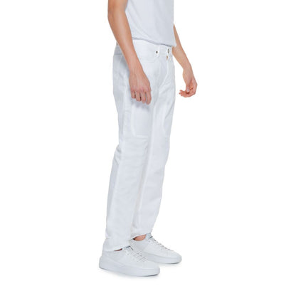 White Cotton Jeans & Pant