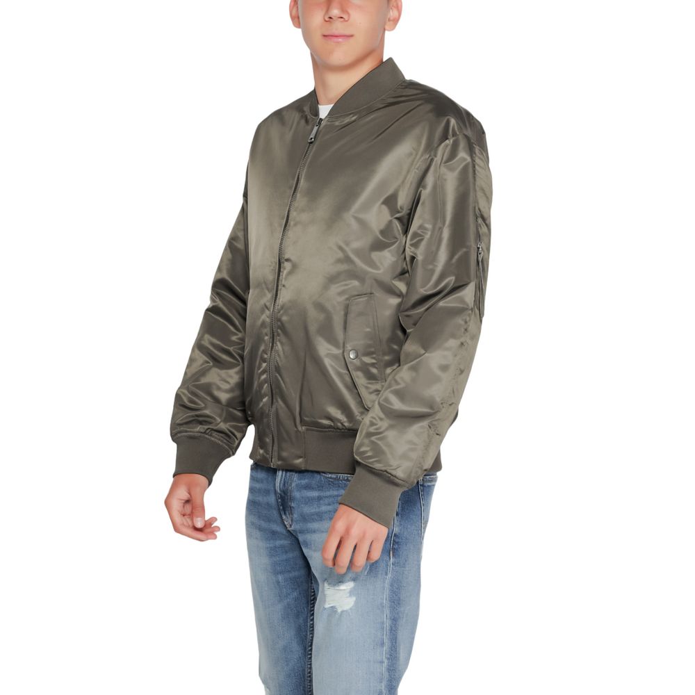 Gray Polyamide Jacket