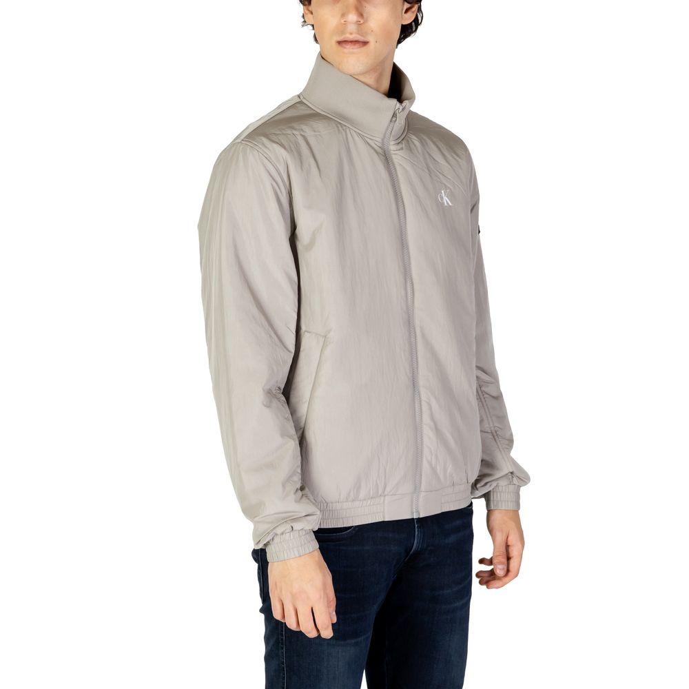 Gray Polyamide Jacket