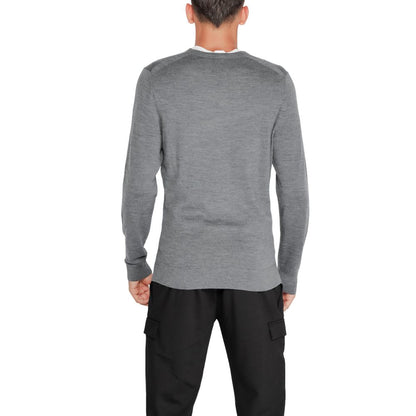 Gray Wool Wool T-Shirt