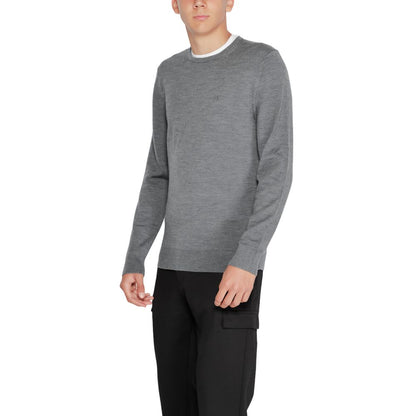 Gray Wool Wool T-Shirt