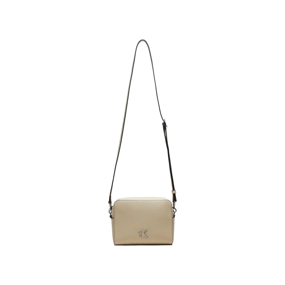 Beige Polyethylene Handbag