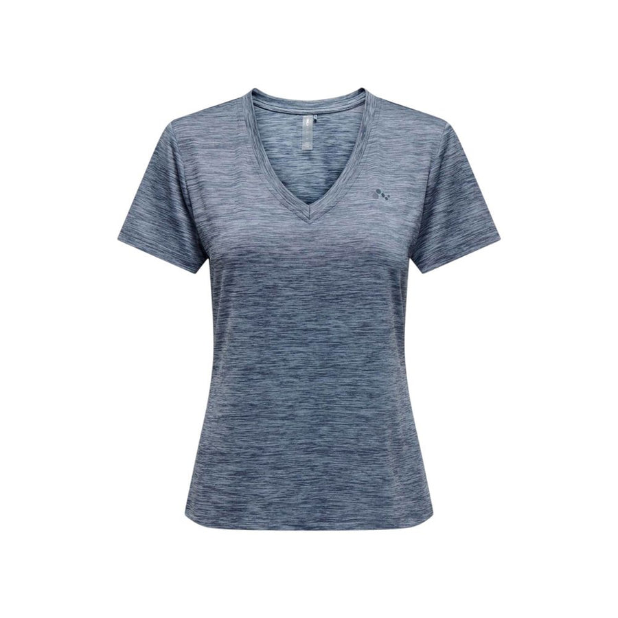 Blue Polyester Polyester Tops & T-Shirt